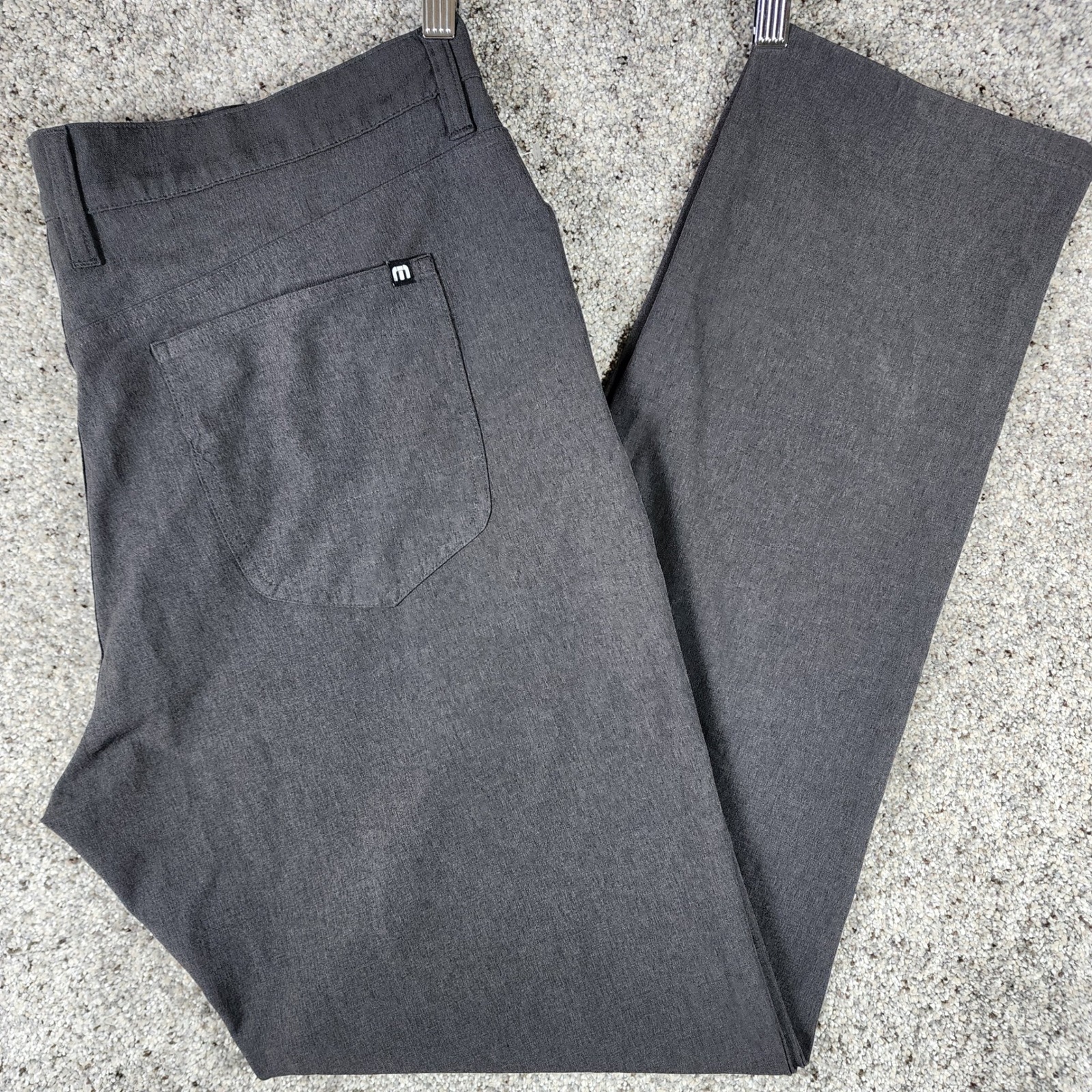 Travismathew Golf Pants Mens 38 Grey Heather Performance Stretch Never Worn